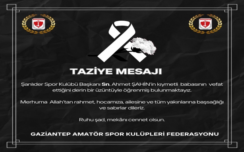 Taziye  Mesajı